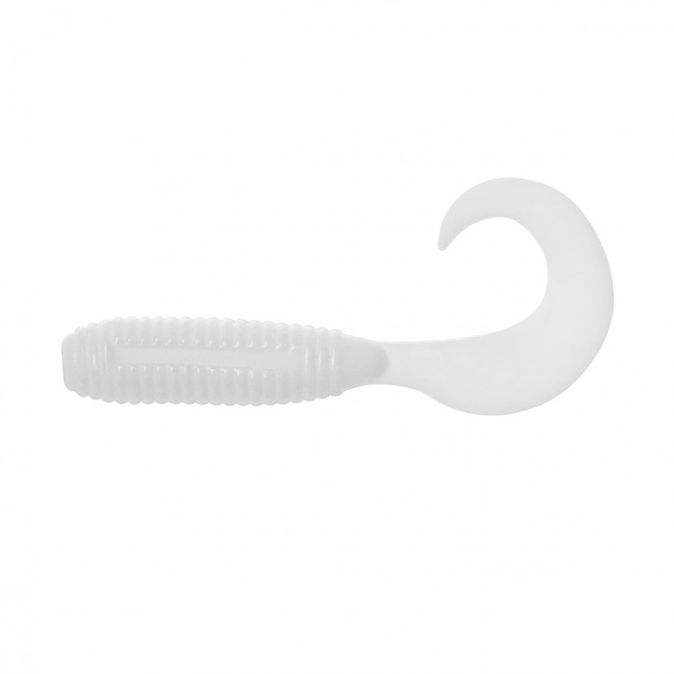 Твистер Helios Тiny Credo 1,55"/4 см, цвет White 12 шт HS-8-001 , 